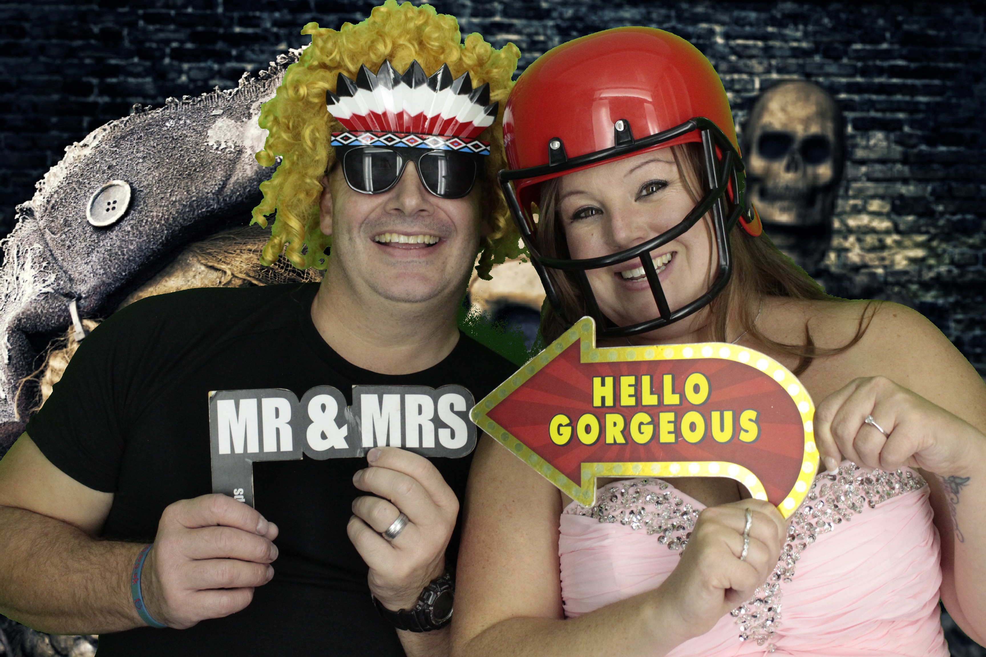 Hazel & Luke's Wedding | View more photos from the event at gallery.myphotoboothexperience.co.uk/u/MyPhotoBoothExperienceLtd/Hazel-Lukes-Wedding